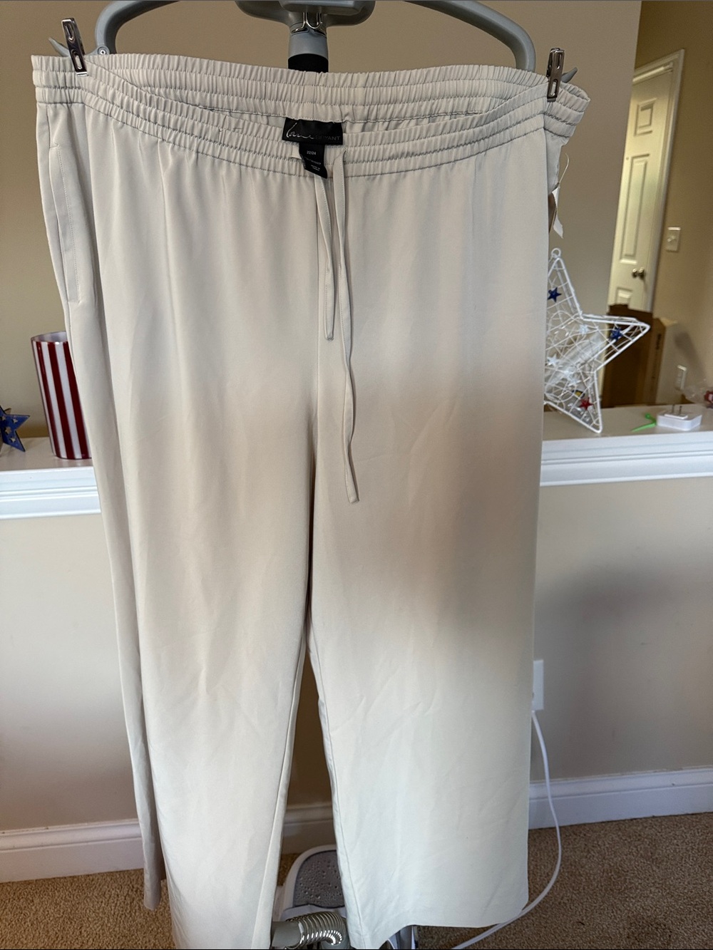 Lane Bryant Women’s Beige Drawstring Pants